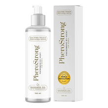 Ulei de masaj cu feromoni PHEROSTRONG Pheromone By Night For Women, pentru femei, note de pere și piper roz, 100 ml (alb)