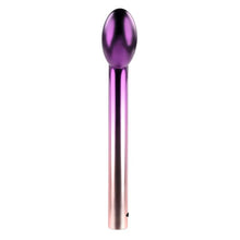 Vibrator pentru punctul G PLAYBOY Afternoon Delight, 7 funcții de vibrație, rezistent la apă, lungime 21 cm, mov și roz cromat
