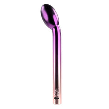 Vibrator pentru punctul G PLAYBOY Afternoon Delight, 7 funcții de vibrație, rezistent la apă, lungime 21 cm, mov și roz cromat