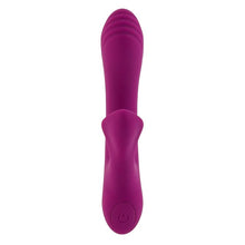 Vibrator rabbit PLAYBOY Bitty Bunny, pentru stimulare clitoris și punctul G, 7 funcții de vibrație, design cu striații, mov