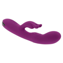 Vibrator rabbit PLAYBOY Busy Bunny, cu funcție de tapping, 10 viteze, rezistent la apă, din silicon, culoare mov