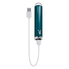 Stimulator clitoris PLAYBOY Emerald Glass Vibrator, din sticlă borosilicată, 10 funcții de vibrație, rezistent la apă, verde