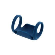 Inel vibrator pentru penis PLAYBOY Jet Pack, design cu inel pentru testicule, 9 funcții de vibrație, rezistent la apă, albastru
