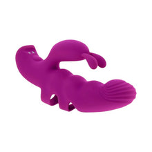 Vibrator rabbit pentru deget PLAYBOY Lend A Hand, pentru stimulare clitoris și punctul G, 7 funcții de vibrații, mov