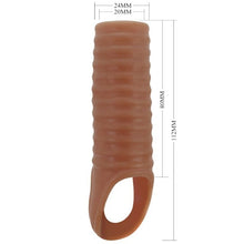 Manșon pentru penis PRETTY LOVE Hartman, cu inel pentru testicule, pentru îngroșare, stimulare și erecție, culoarea pielii