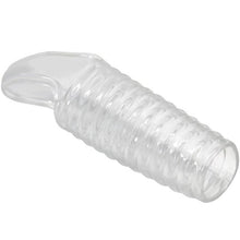 Manșon pentru penis PRETTY LOVE Hartman, cu inel pentru testicule, pentru îngroșare, stimulare și erecție, transparent