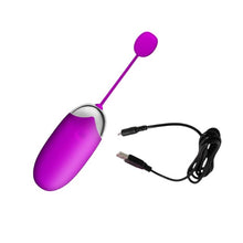 Ou vibrator PRETTYLOVE - Abner, control prin aplicatie, 12 functii de vibratie, 7.5 cm x 3.3 cm, mov