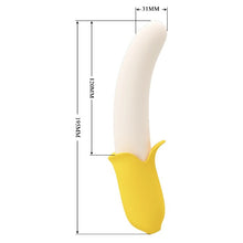 Vibrator PRETTY LOVE Banana Geek, în formă de banană, 3 funcții de penetrare automată, 7 funcții de vibrație, galben