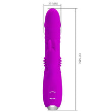 Vibrator rabbit PRETTY LOVE Dorothy, 3 funcții de penetrare automată, 12 funcții de vibrație, rezistent la apă, mov