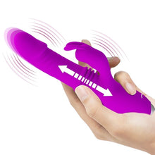Vibrator rabbit PRETTY LOVE Dorothy, 3 funcții de penetrare automată, 12 funcții de vibrație, rezistent la apă, mov