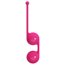 Bile kegel PRETTY LOVE Kegel Tighten Up III, acoperite cu silicon, pentru tonifierea mușchilor pelvieni, roz