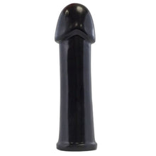 Plug anal PROWLER RED The Helmet Black, din TPE moale, lungime inserabilă 22.8 cm, diametru 7.2 cm, negru