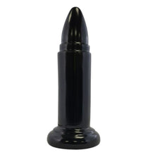 Plug anal PROWLER RED 9" Rocket Black, din TPE moale, în formă de glonț, lungime 23 cm, diametru 5.6 cm, negru
