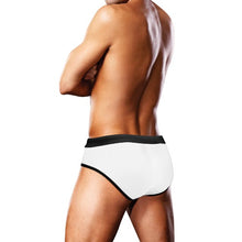 Slip de înot bărbați PROWLER Swim Brief Oversized Paw, cu design labă cu steag Pride, culoare alb, mărime M
