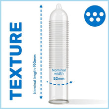 Prezervative Pasante - Passion, cu striatii si nervuri, 52 mm, 3 buc