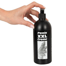 Cremă Penis XXL Creme, pentru mărirea penisului și stimularea erecției, cu ulei de jojoba și vitamina E, 500 ml (negru)