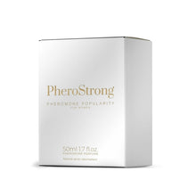 Parfum cu feromoni PHEROSTRONG Popularity For Women, pentru femei, note de bujor, iasomie și mosc, 50 ml