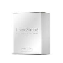 Parfum cu feromoni PHEROSTRONG Popularity For Men, pentru bărbați, note de bergamotă, salvie și brad, 50 ml