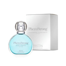Parfum cu feromoni PHEROSTRONG Popularity For Men, pentru bărbați, note de bergamotă, salvie și brad, 50 ml