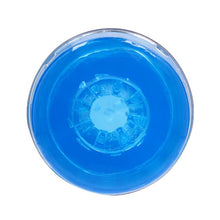 Masturbator manual REALROCK Crystal Clear Easy Rider, texturat pentru stimulare intensă, din TPE, rezistent la apă, albastru