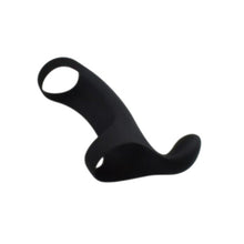 Manșon REV RINGS Penis Enhancement Sleeve, pentru îngroșarea penisului, cu capăt pentru stimularea clitorisului, negru