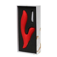 Vibrator rabbit ROUGE VELVET Essentia, pentru clitoris și punctul G, cu funcție de tapping, 10 funcții de vibrații ultra-puternice, roșu