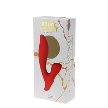 Vibrator rabbit ROUGE VELVET Essentia, pentru clitoris și punctul G, cu funcție de tapping, 10 funcții de vibrații ultra-puternice, roșu