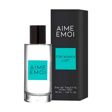 Parfum cu feromoni RUF Aime Emoi Lust, pentru femei, note de cocos, floare de portocal și ylang ylang, 50 ml
