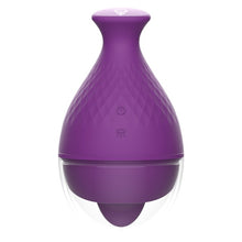 Stimulator clitoris Rewolution REWOLINGO, cu funcție de simulare sex oral, 10 funcții de vibrație, rezistent la apă IPX6, culoarea mov