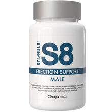 Capsule S8 Erection Support, pentru erecții puternice, energie și performanțe sexuale îmbunătățite, 30 buc
