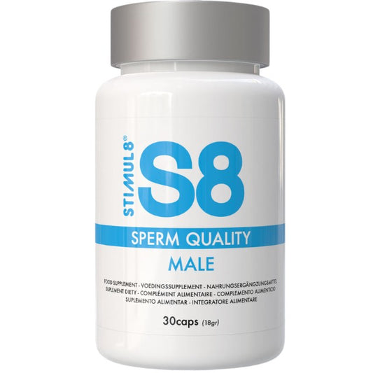 Capsule S8 Sperm Quality, pentru mărire volum și calitate spermă, fertilitate și testosteron, 30 buc