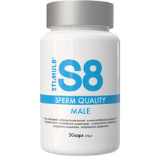 Capsule S8 Sperm Quality, pentru mărire volum și calitate spermă, fertilitate și testosteron, 30 buc