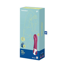 Vibrator SATISFYER Big Heat – Warming G-Spot Vibrator, funcție de încălzire, control prin aplicație, culoare zmeură
