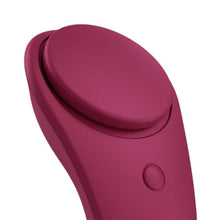 Vibrator pentru chilot SATISFYER Sexy Secret, cu control prin aplicație, cu vibrații personalizate, rezistent la apă IPX7, mov