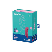 Vibrator pentru chilot SATISFYER Sexy Secret, cu control prin aplicație, cu vibrații personalizate, rezistent la apă IPX7, mov
