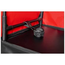 Cabină de sex SECRET DOME Bukkake Black & Red, mobilier pentru jocuri erotice BDSM, cu saltea și cătușe, negru cu roșu