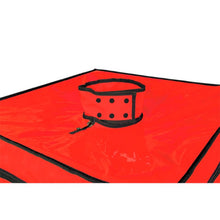 Cabină de sex SECRET DOME Bukkake Black & Red, mobilier pentru jocuri erotice BDSM, cu saltea și cătușe, negru cu roșu