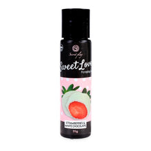 Gel intim comestibil SECRET PLAY Sweet Love - Chocolate Strawberry, cu aromă de căpșuni și ciocolată, 55 gr