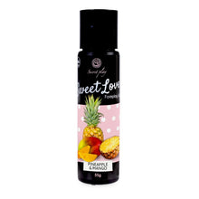 Gel intim comestibil SECRET PLAY Sweet Love - Pineapple & Mango, cu aromă de ananas și mango, 55 gr