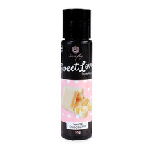Gel intim comestibil SECRET PLAY Sweet Love - White Chocolate cu aromă de ciocolată albă, 55 gr