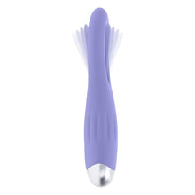Vibrator SELOPA In A Flap, din silicon, 10 funcții de lovituri ritmice, rezistent la apă, lungime 15 cm, culoare mov