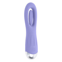Vibrator SELOPA In A Flap, din silicon, 10 funcții de lovituri ritmice, rezistent la apă, lungime 15 cm, culoare mov