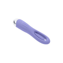 Vibrator SELOPA In A Flap, din silicon, 10 funcții de lovituri ritmice, rezistent la apă, lungime 15 cm, culoare mov