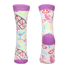 Șosete cu temă sexuală SEXY SOCKS Strip Poker, pentru bărbați, perfecte ca un cadou sexy și amuzant, mărimea 42-46, multicolor