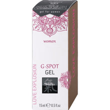 Gel intim SHIATSU G-Spot Gel - Love Explosion, pentru stimularea clitorisului și orgasm intens, 15 ml