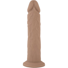 Dildo SILEX-D 8” Model 2, design realist, reactiv la căldură, bază cu ventuză pentru fixare, lungime 20.3 cm, culoarea pielii