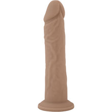 Dildo SILEX-D 8” Model 2, design realist, reactiv la căldură, bază cu ventuză pentru fixare, lungime 20.3 cm, culoarea pielii