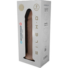 Dildo SILEX-D 9” Model 2, design realist, reactiv la căldură, bază cu ventuză pentru fixare, lungime 22.9 cm, culoarea pielii