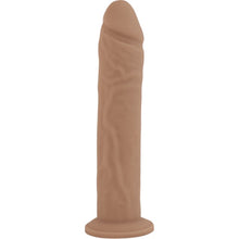 Dildo SILEX-D 9” Model 2, design realist, reactiv la căldură, bază cu ventuză pentru fixare, lungime 22.9 cm, culoarea pielii