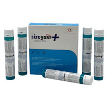 Set 5 afrodisiace shot SIZEGAIN Plus Instant Shot, pentru testosteron, potență și libido masculin, 5 x 25 ml